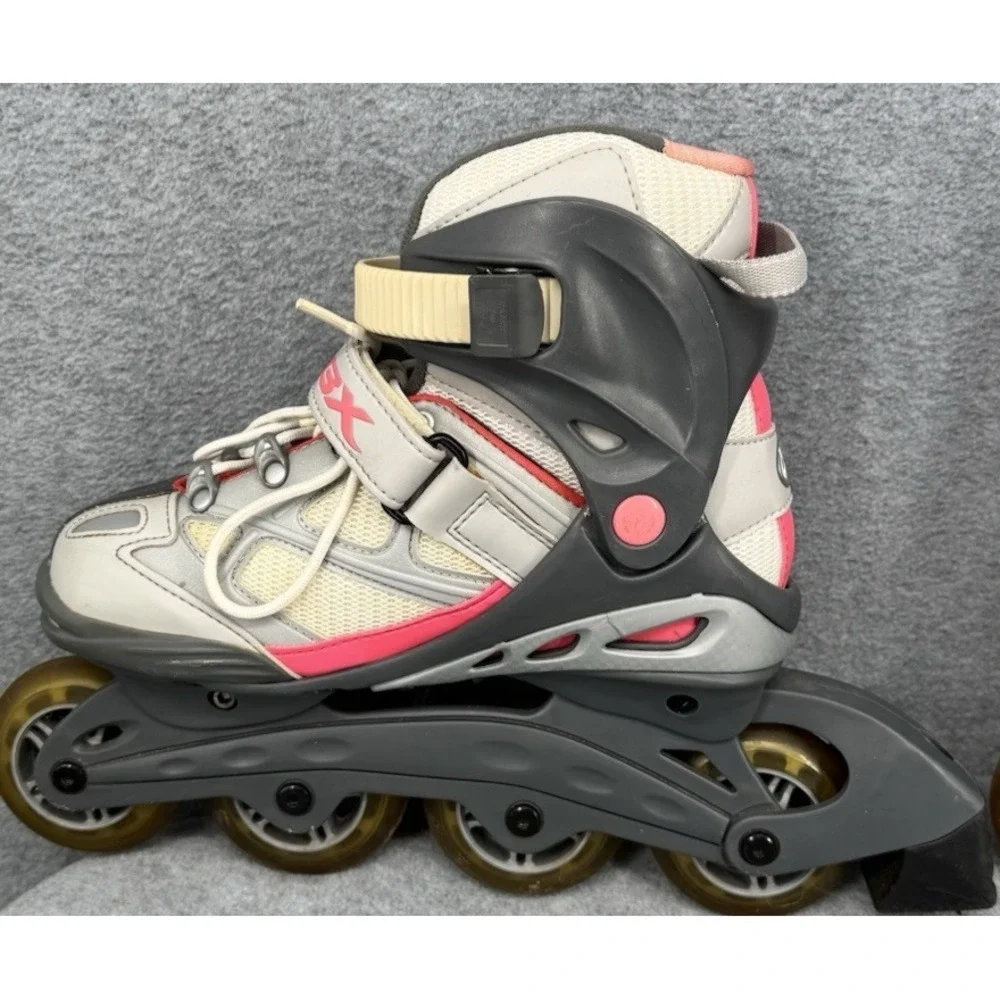 DBX Recruit Inline Skates Mothership Wheels Women's Size 7 Pink Gray